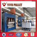 hot press hydraulic compressed wood pallet making machine